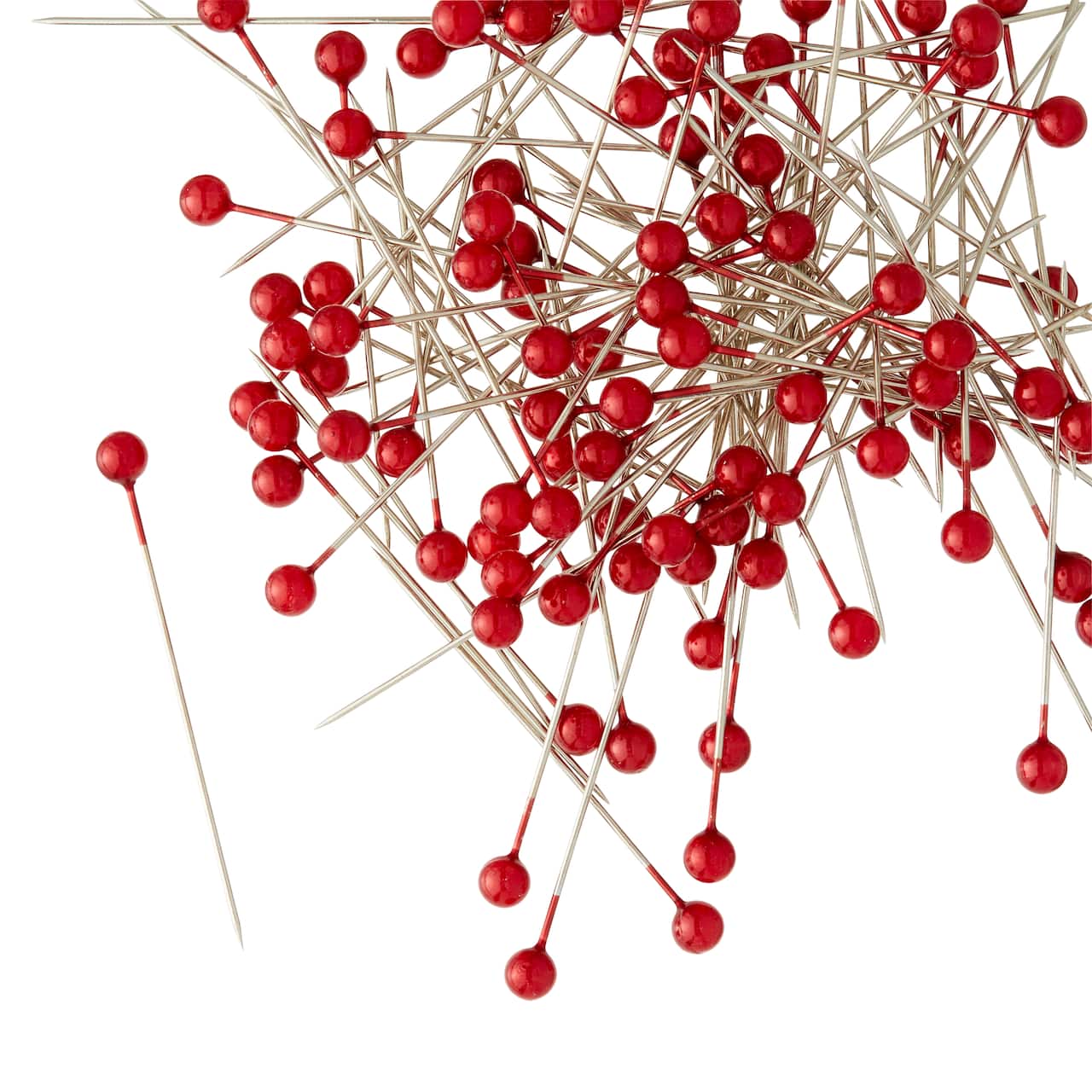 12 Packs: 100 ct. (1,200 total) Long Pearlized Pins by Loops & Threads™